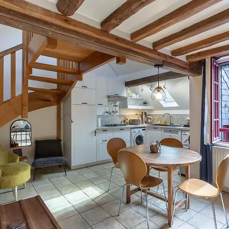 L'Escalier D'H - Duplex 3 In The City Center - Normand Charm - Family Stay Honfleur Exterior foto