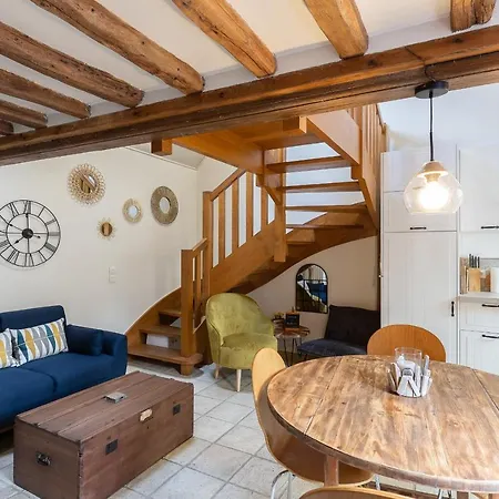 L'Escalier D'H - Duplex 3 In The City Center - Normand Charm - Family Stay Honfleur Exterior foto