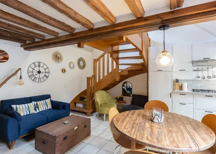 L\'Escalier D\'H - Duplex 3 In The City Center - Normand Charm - Family Stay
