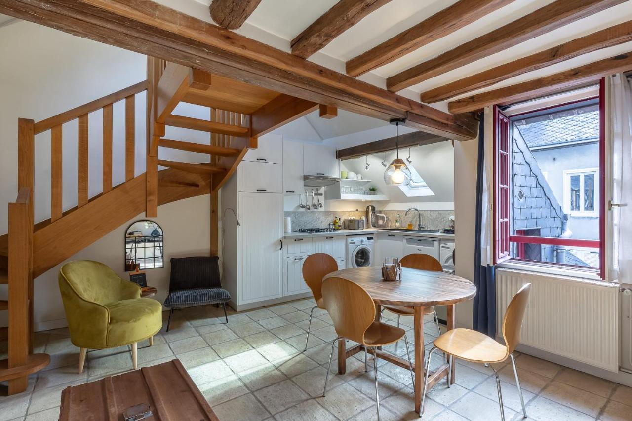 L'escalier D'h - Duplex 3 In The Center - Normand Charm - Family Apartment